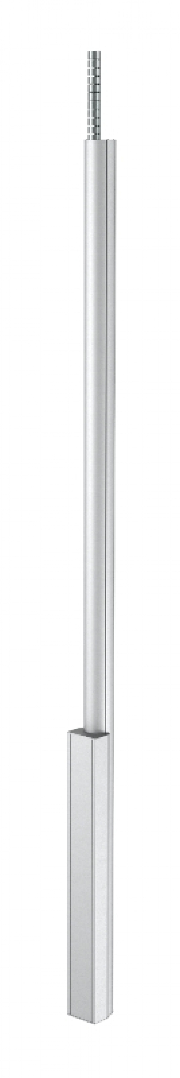 6289043 - OBO BETTERMANN Электромонтажная колонна 2,3-3,8 м 1-сторонняя 100x110x2300 мм (алюминий) (ISS110100FEL).
