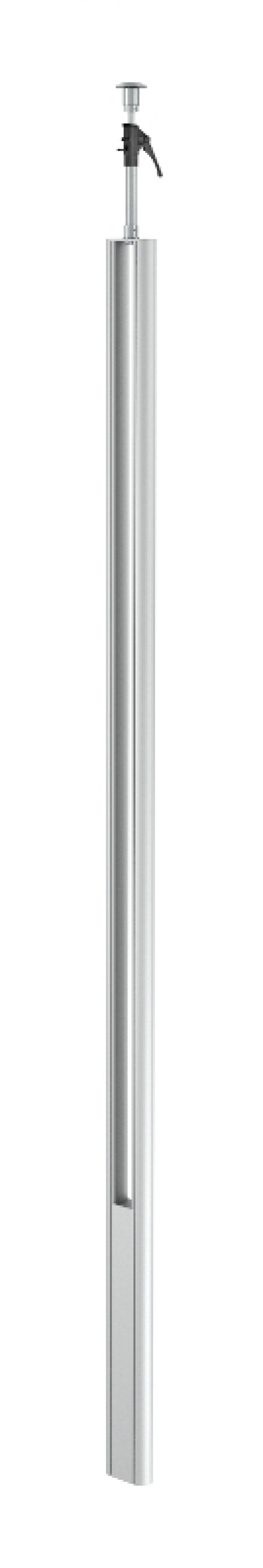 6288930 - OBO BETTERMANN Электромонтажная колонна 3,3-3,5 м 1-сторонняя 64x145x3000 мм (алюминий,белый) (ISST70140RW).