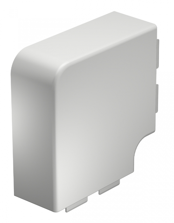 6183433 - OBO BETTERMANN Крышка плоского угла кабельного канала WDK 60x130 мм (ПВХ,светло-серый) (WDK HF60130LGR).