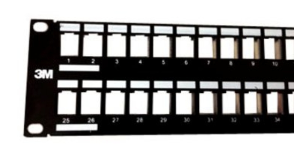 VOLPPCBF48K - Коммутационная панель 48 портов RJ-45 Volition®,2U, универсальная черная (пустая)