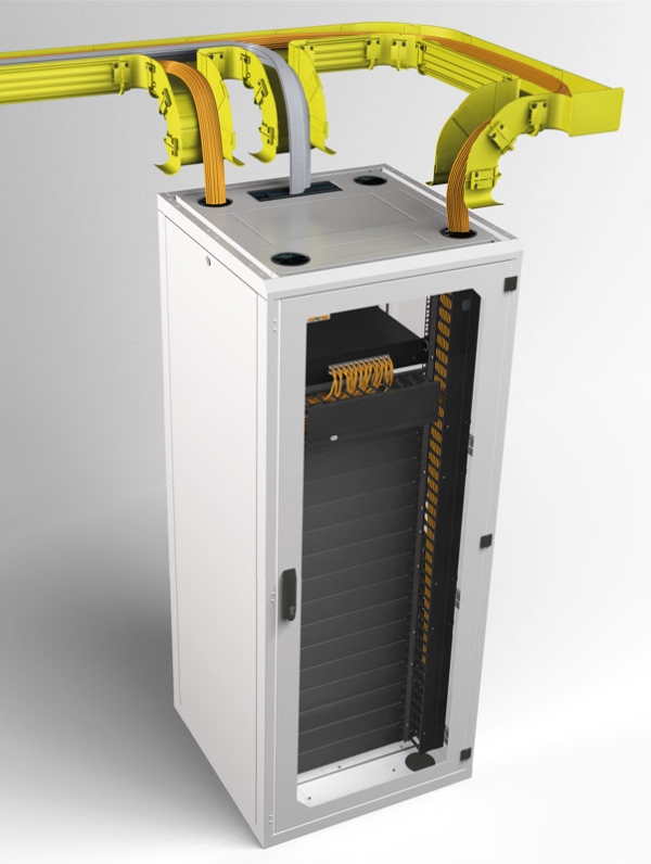 OPW-30TA-YL - OptiWay 300, T-образный отвод, 300 x 100мм, цвет - желтый, для соединения с др. компонентами необходимо 3 x OPW-30JO