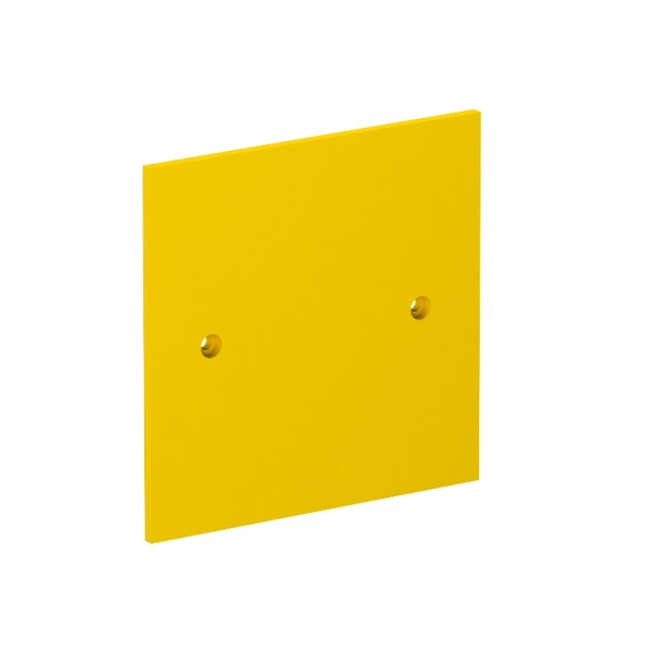 6109842 - OBO BETTERMANN Накладка блока питания VH для монтажа устройств, 95x95 мм (желтый) (VH-P1).