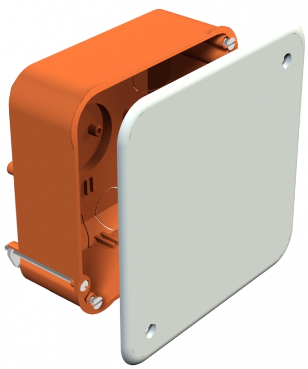 2003449 - OBO BETTERMANN Распределительная коробка для скрытого монтажа в полых стенах 105x105x50 (HV 100 KD).
