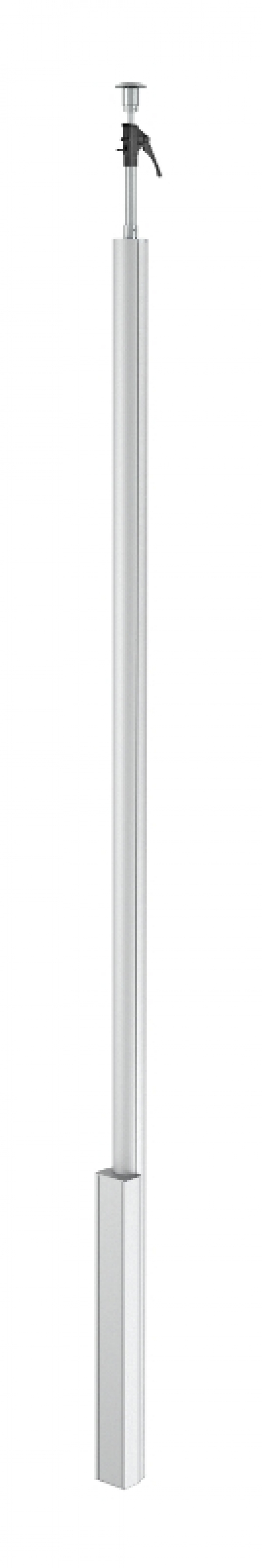 6289060 - OBO BETTERMANN Электромонтажная колонна 3,3-3,5 м 1-сторонняя 100x110x3000 мм (алюминий,белый) (ISS110100RRW).
