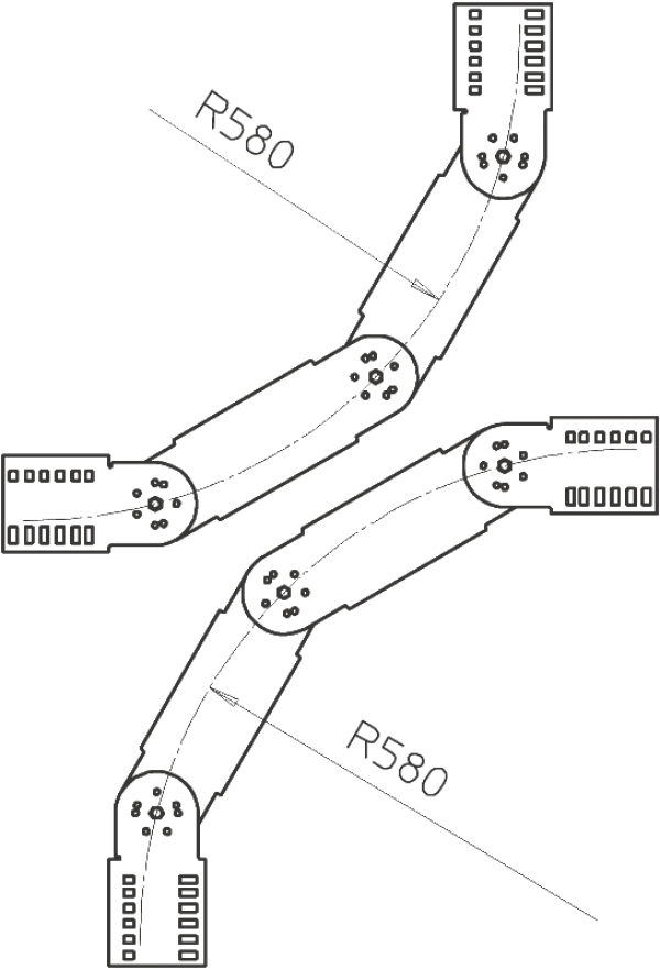 6219083 - OBO BETTERMANN Вертикальный регулируемый угол 110x300 (SLGBV 113 VS FT).